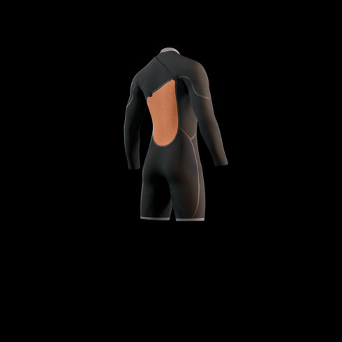 The One Longarm Shorty 3/2mm Zipfree 2024 - Black